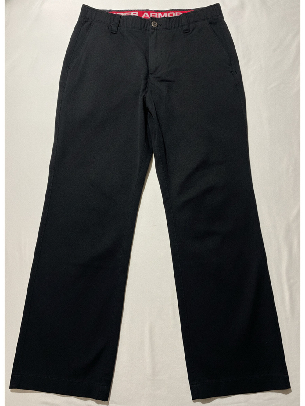 Under Armour Men's Black Athletic Pants Size 36/32 - Comfy &